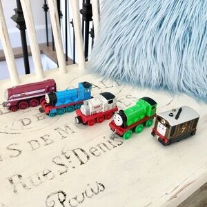 Thomas And Friends, Diecast Trains, Engine, Set of‎ 5, Good Used Condition